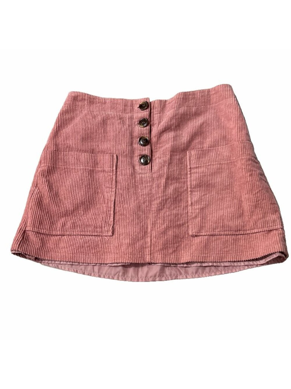 Le Lis Collection Size Medium Dusty Rose Mini Lined Skirt 70S Inspired Retro Y2K